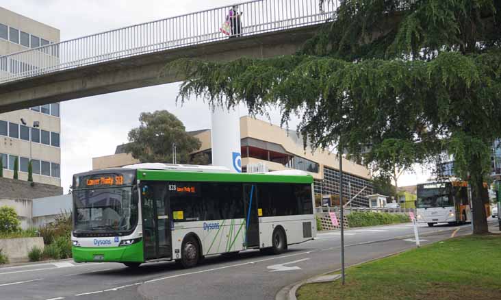 Dysons Scania K280UB Volgren Optimus 828 & Transdev 101